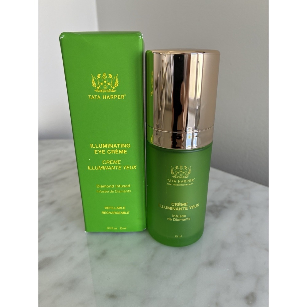 Tata Harper Illuminating Eye Creme Diamond-Infused-15ml/0.5 oz-New In Box
